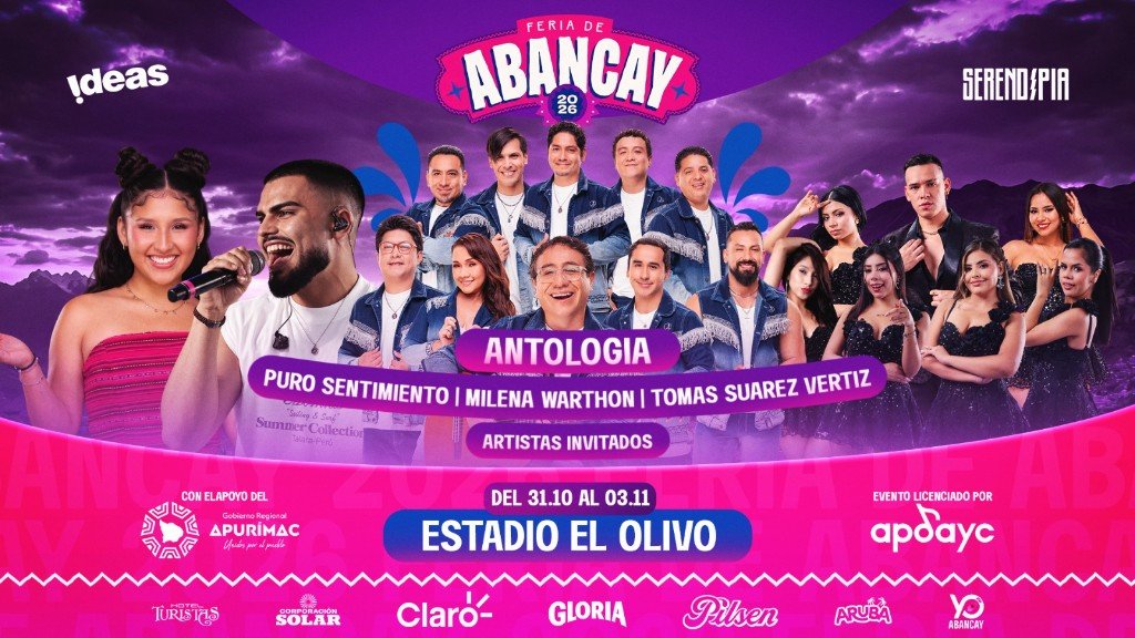 Feria de Abancay 2026, del 31 de octubre al 3 de noviembre, Estadio El Olivo